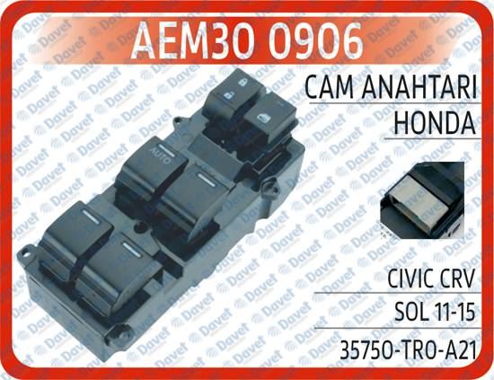AEM 300906 Cam Anahtari Honda Civic Crv Sol 11-15